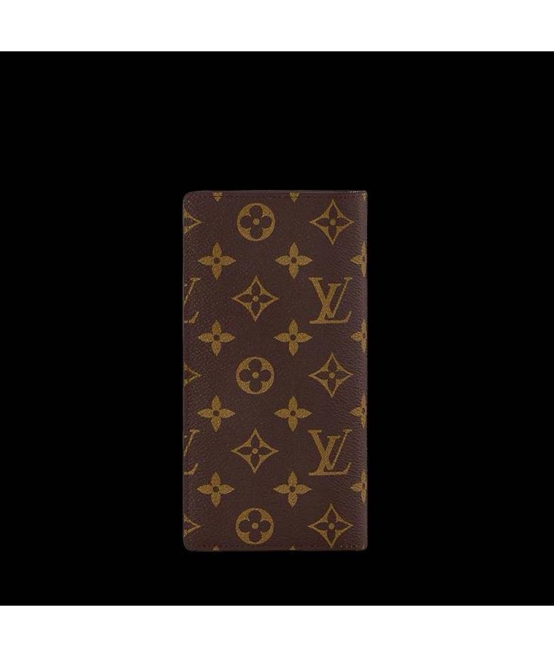 LOUIS VUITTON Коричневый кошелек, фото 6
