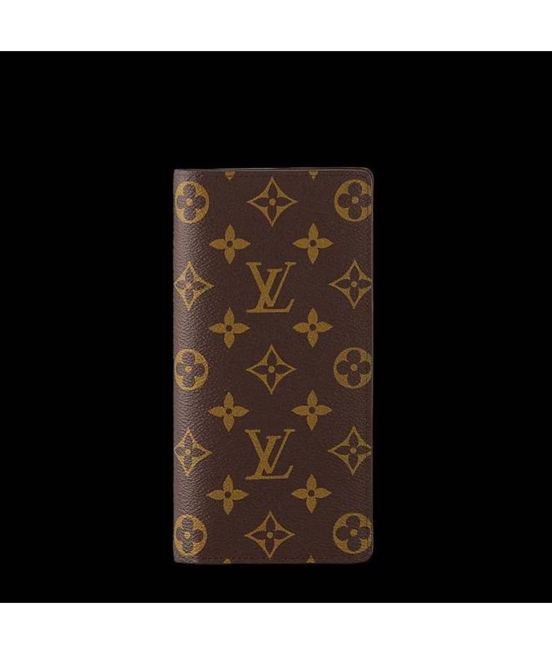 LOUIS VUITTON Коричневый кошелек, фото 8