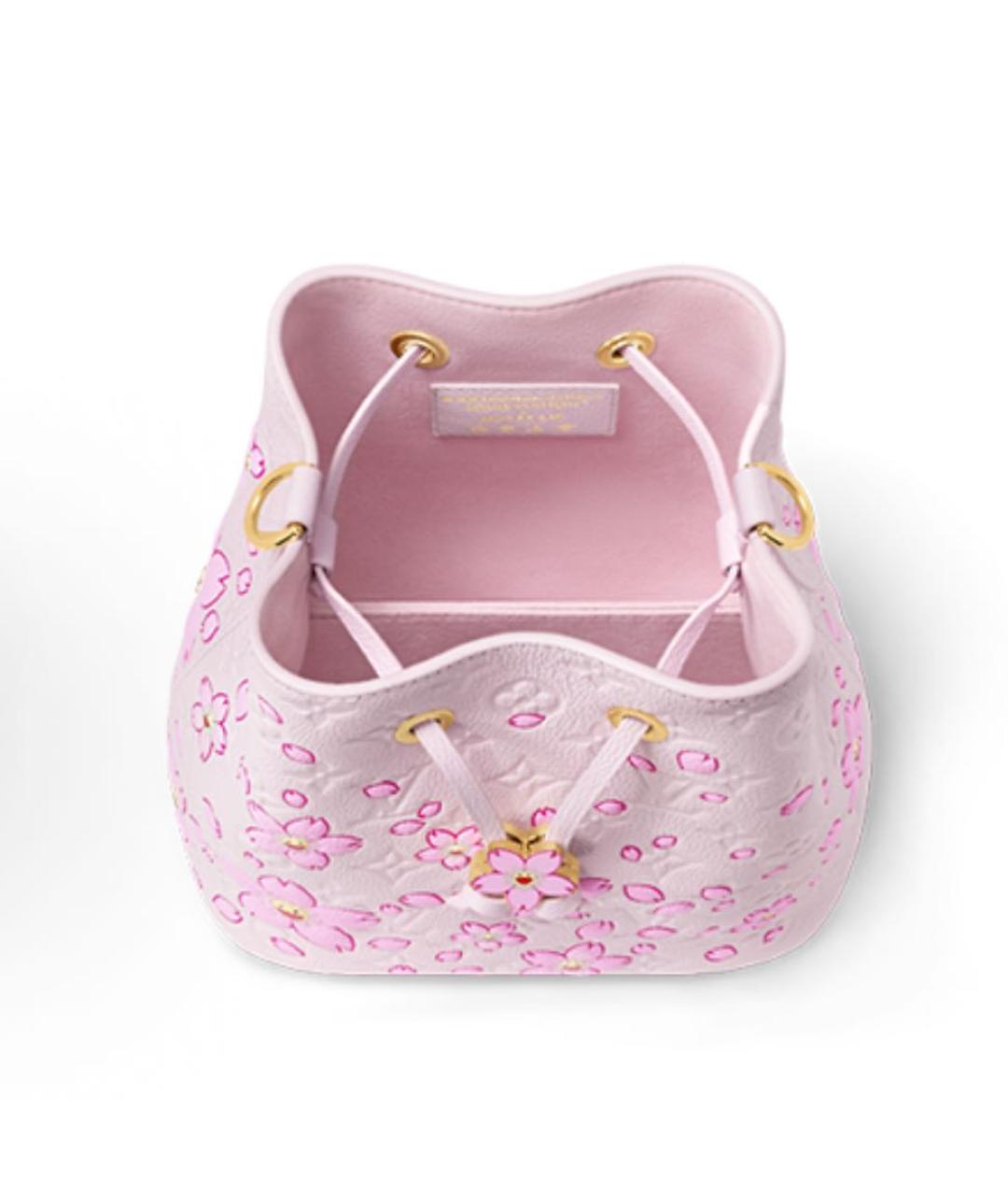 LOUIS VUITTON Розовая кожаная сумка через плечо, фото 3