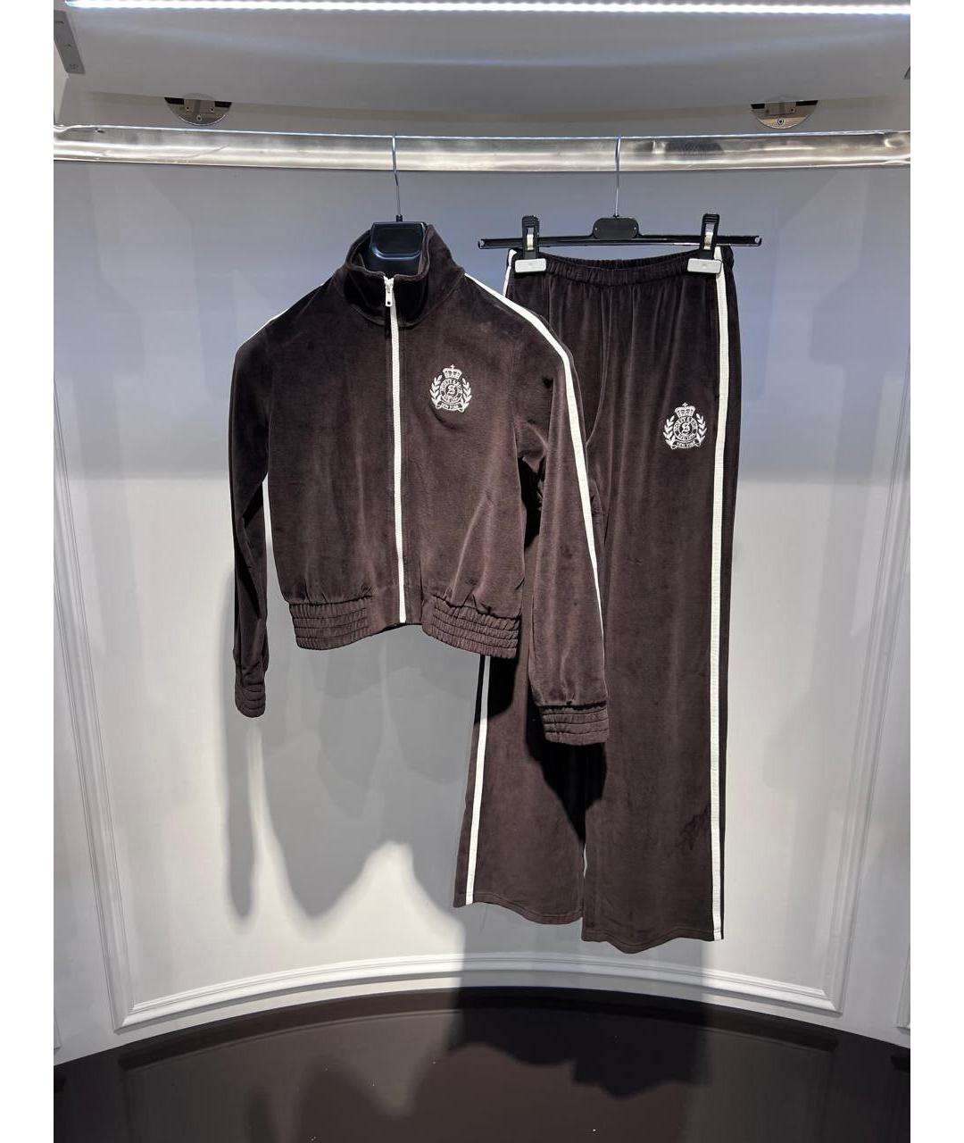 SPORTY AND RICH Коричневый хлопковый спортивные костюмы, фото 3