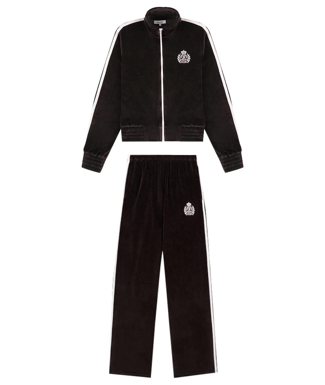 SPORTY AND RICH Коричневый хлопковый спортивные костюмы, фото 1