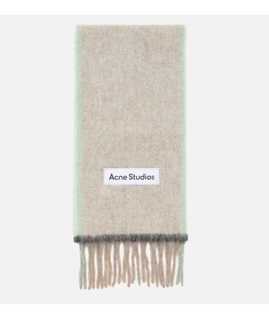 ACNE STUDIOS Мульти шерстяной шарф, фото 7