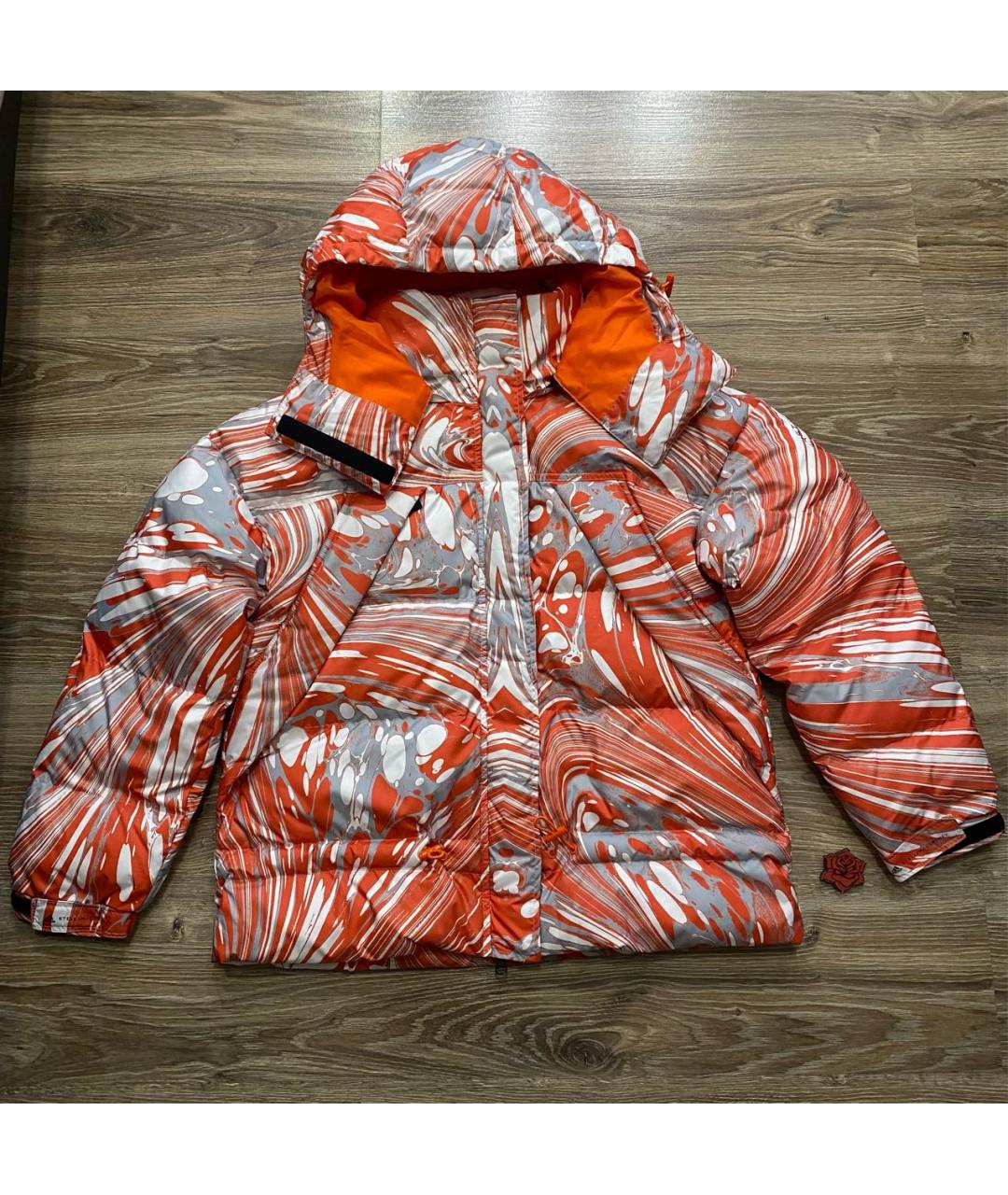 ADIDAS BY STELLA MCCARTNEY Оранжевый полиэстеровый пуховик, фото 5