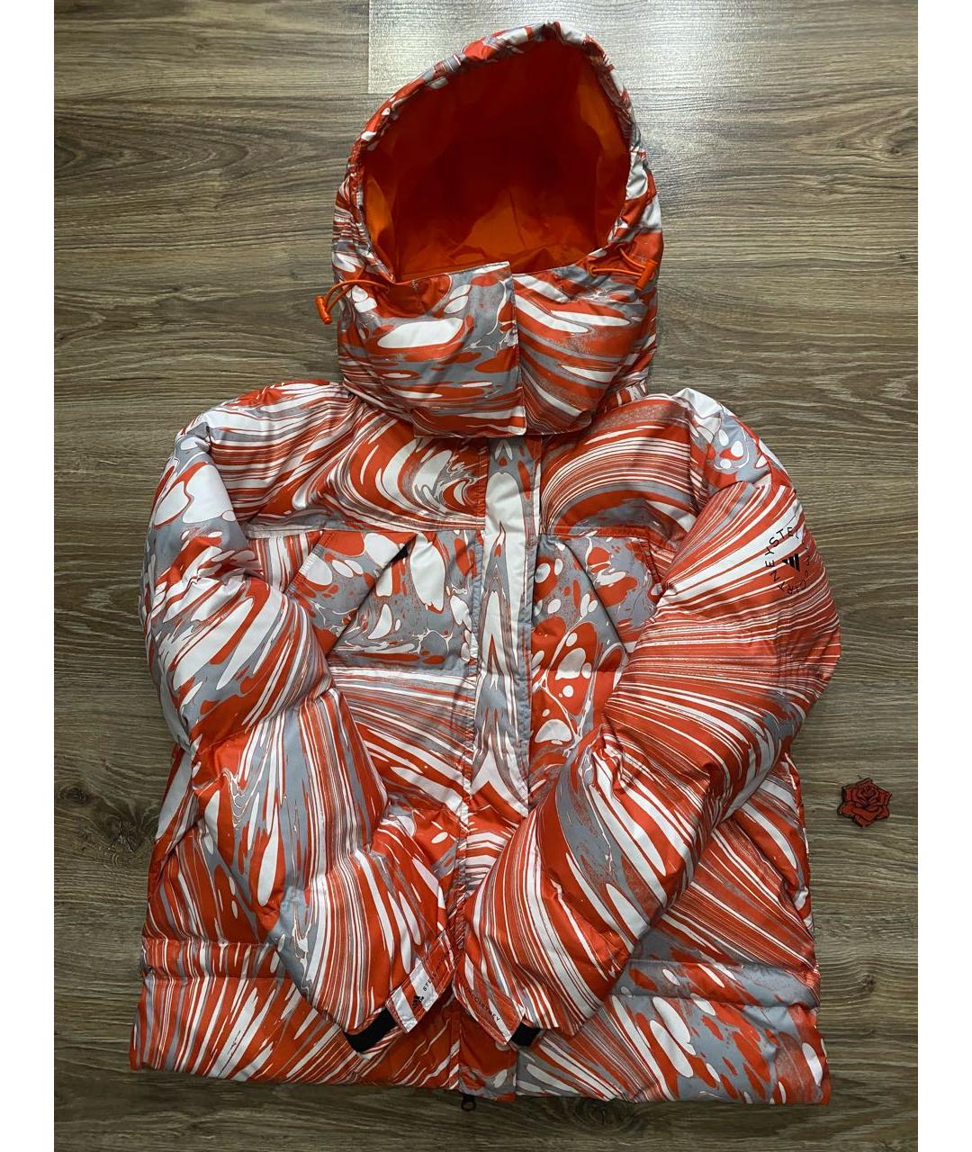 ADIDAS BY STELLA MCCARTNEY Оранжевый полиэстеровый пуховик, фото 4