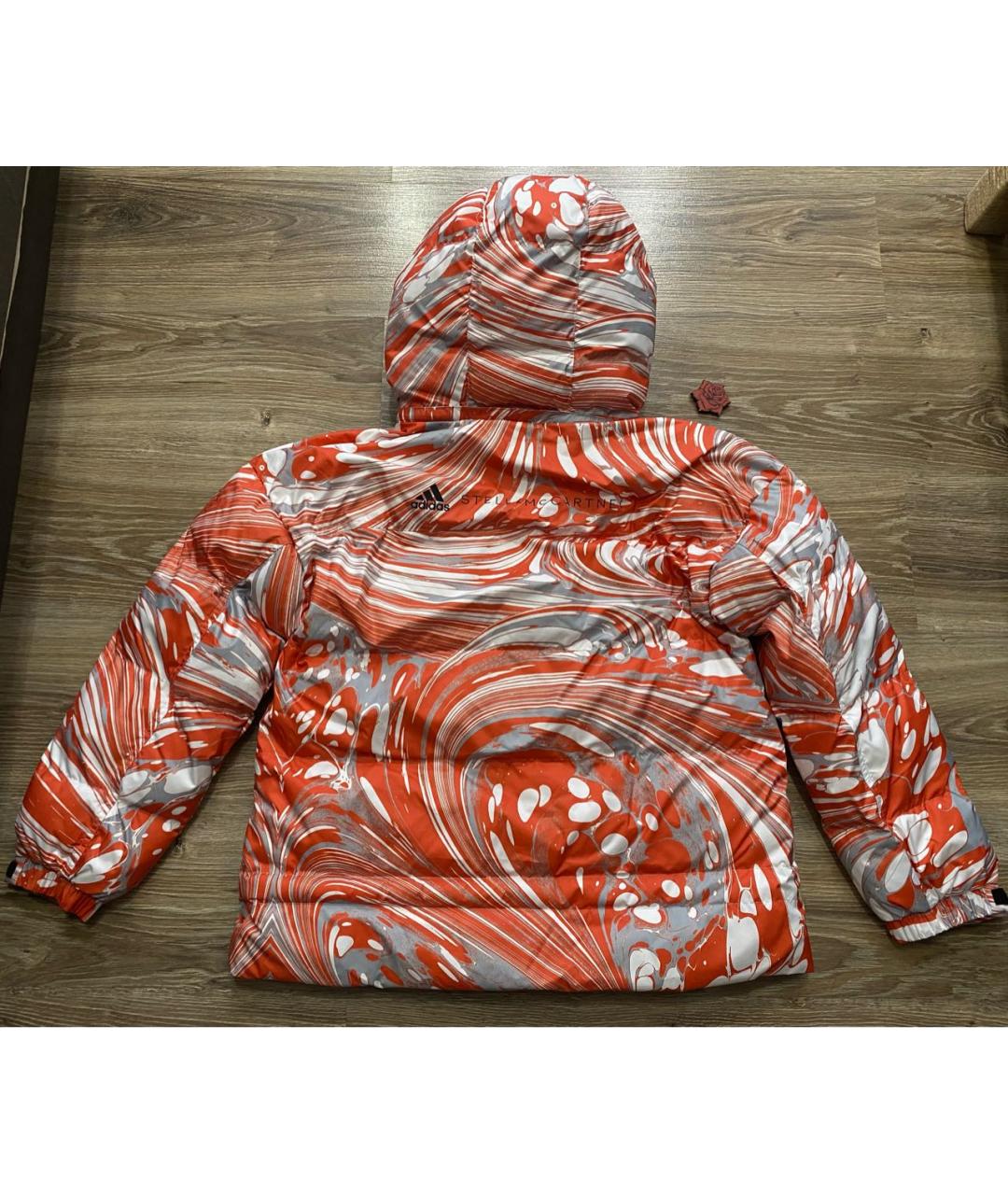 ADIDAS BY STELLA MCCARTNEY Оранжевый полиэстеровый пуховик, фото 6