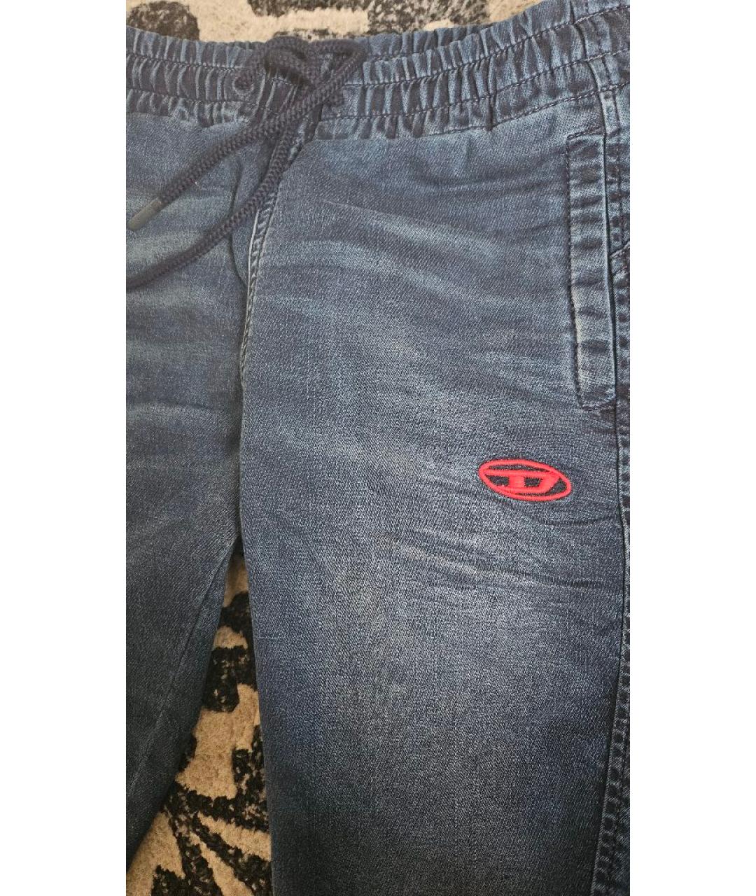 DIESEL Синие хлопковые джинсы клеш, фото 4