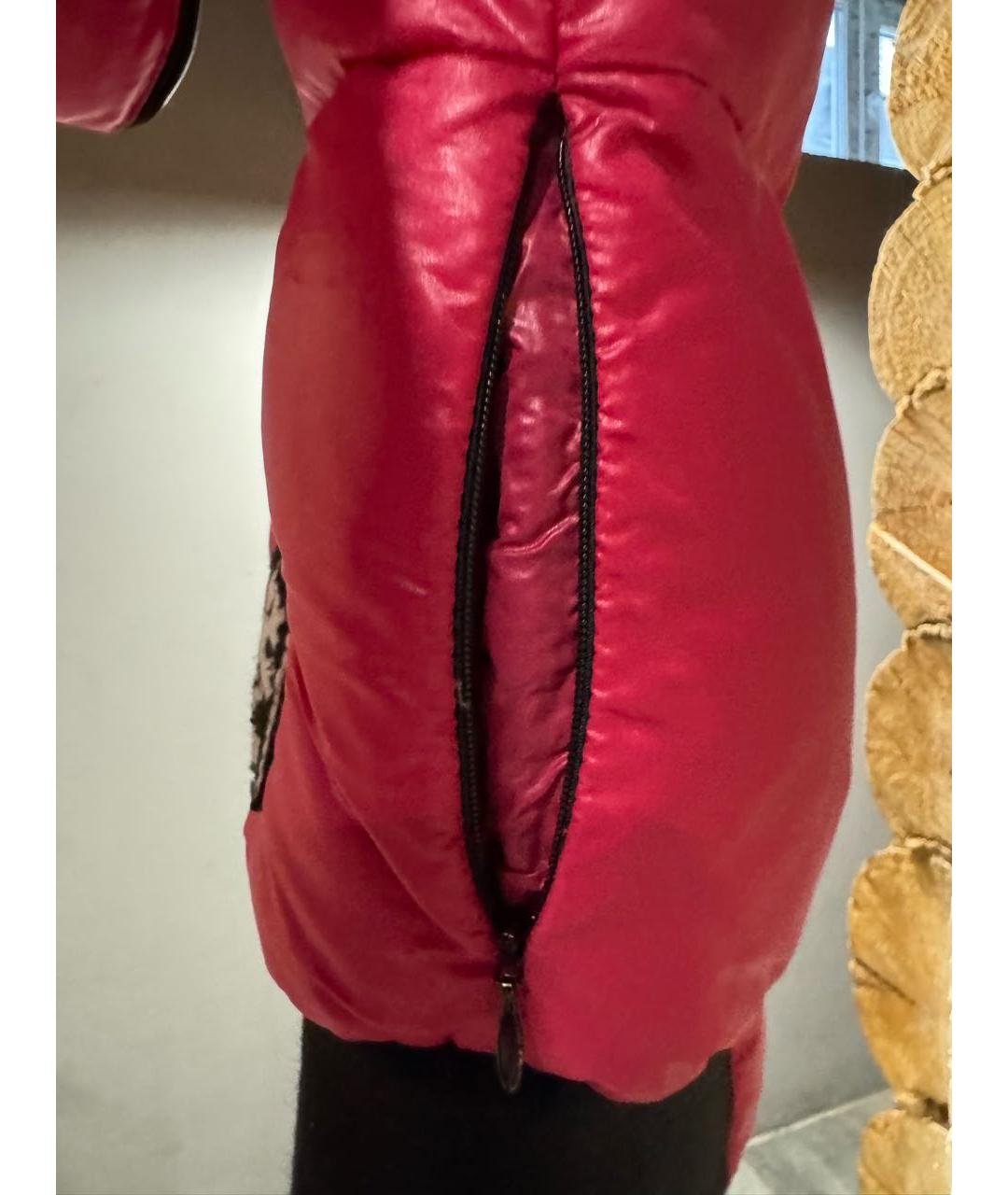 FENDI Красная полиамидовая куртка, фото 5