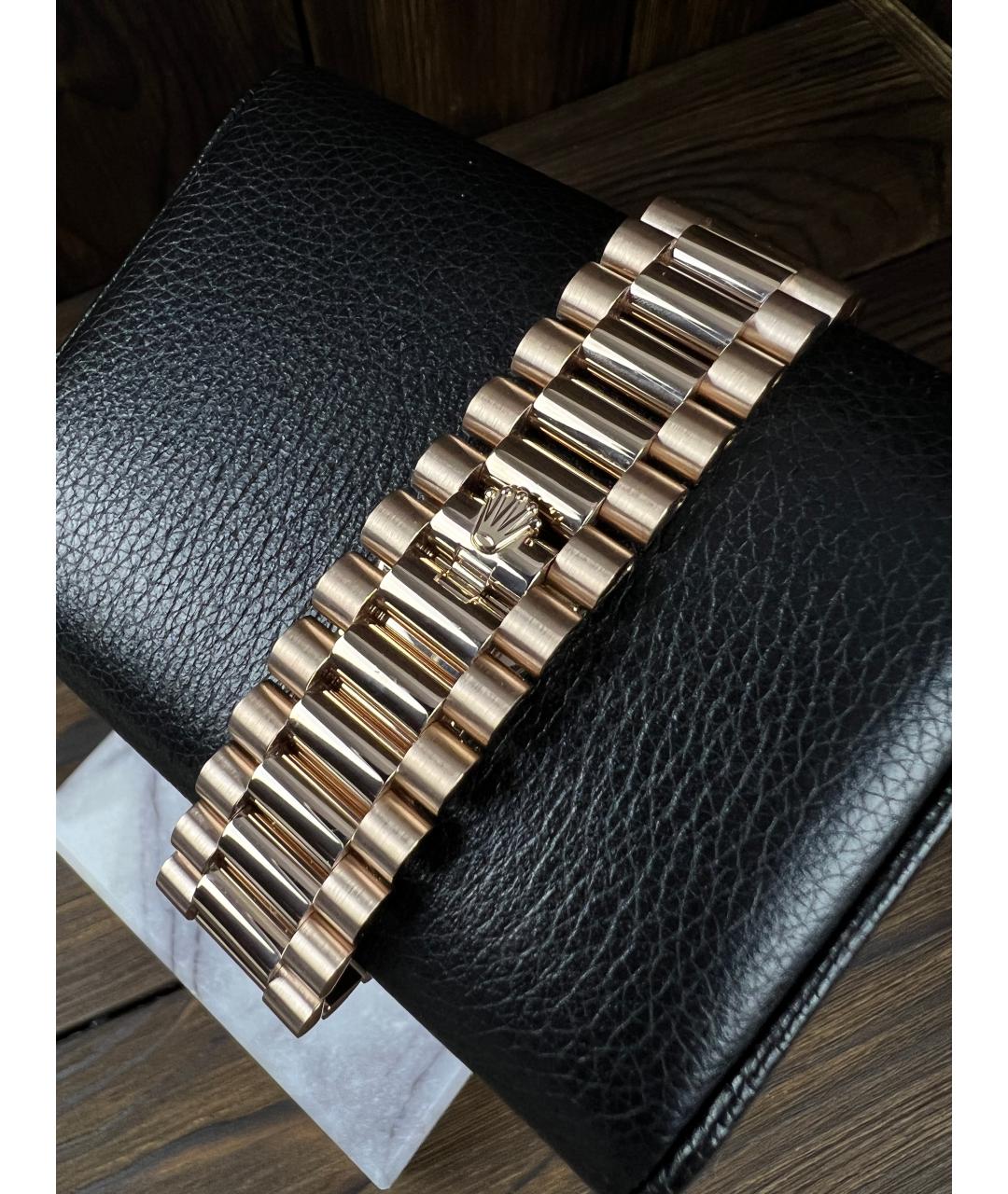 ROLEX Золотые часы из розового золота, фото 5