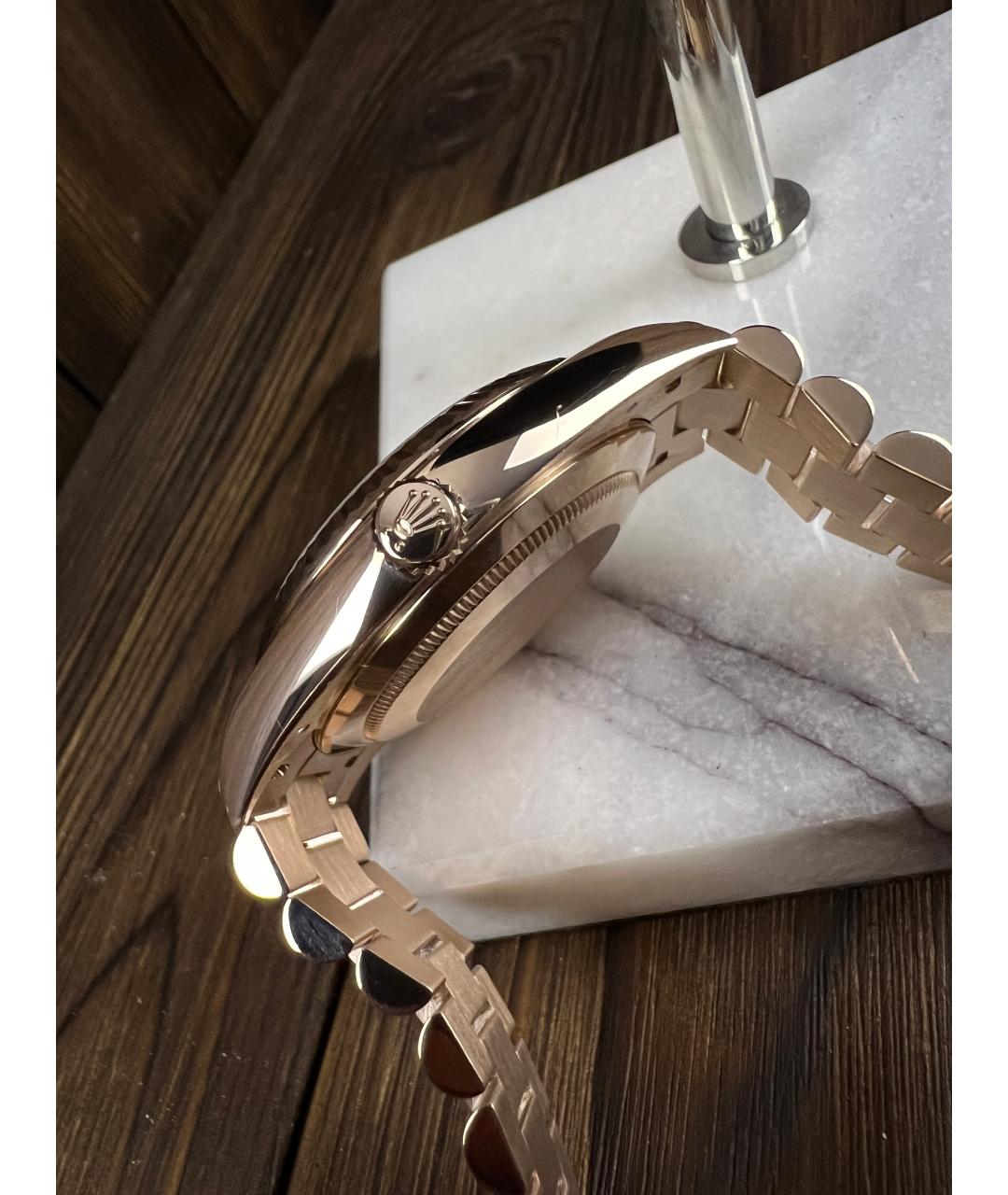 ROLEX Золотые часы из розового золота, фото 7