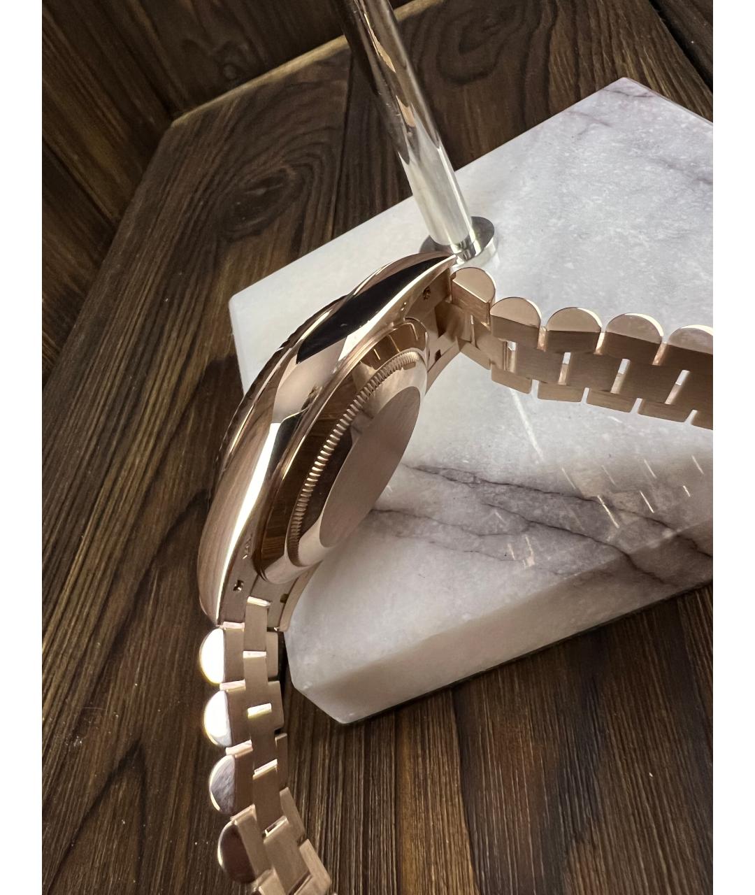 ROLEX Золотые часы из розового золота, фото 8