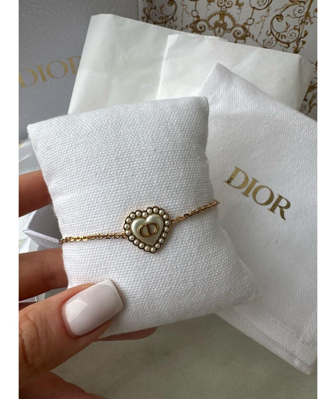 CHRISTIAN DIOR Белый браслет, фото 2