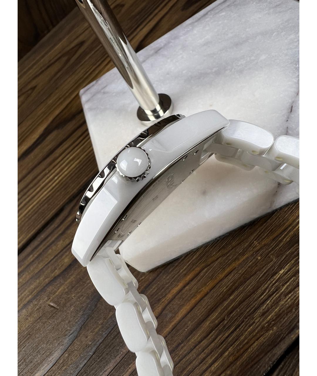 CHANEL Белые керамические часы, фото 7