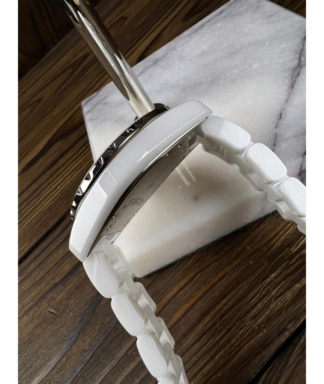 CHANEL Белые керамические часы, фото 6