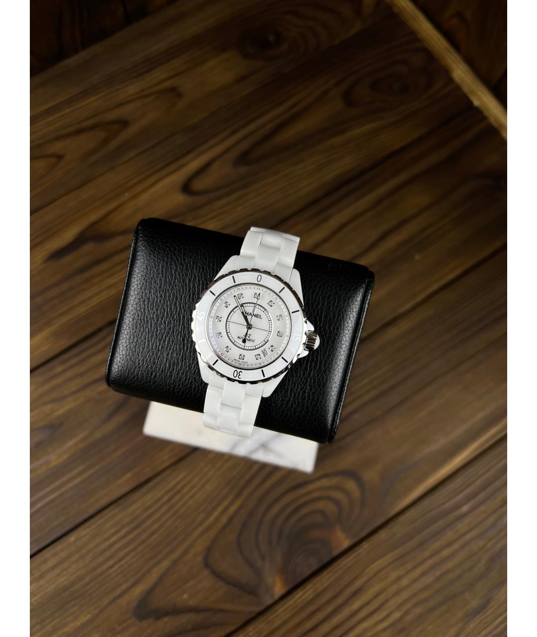 CHANEL Белые керамические часы, фото 3