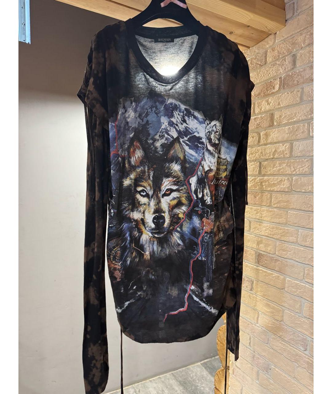 BALMAIN Мульти шерстяное платье, фото 4