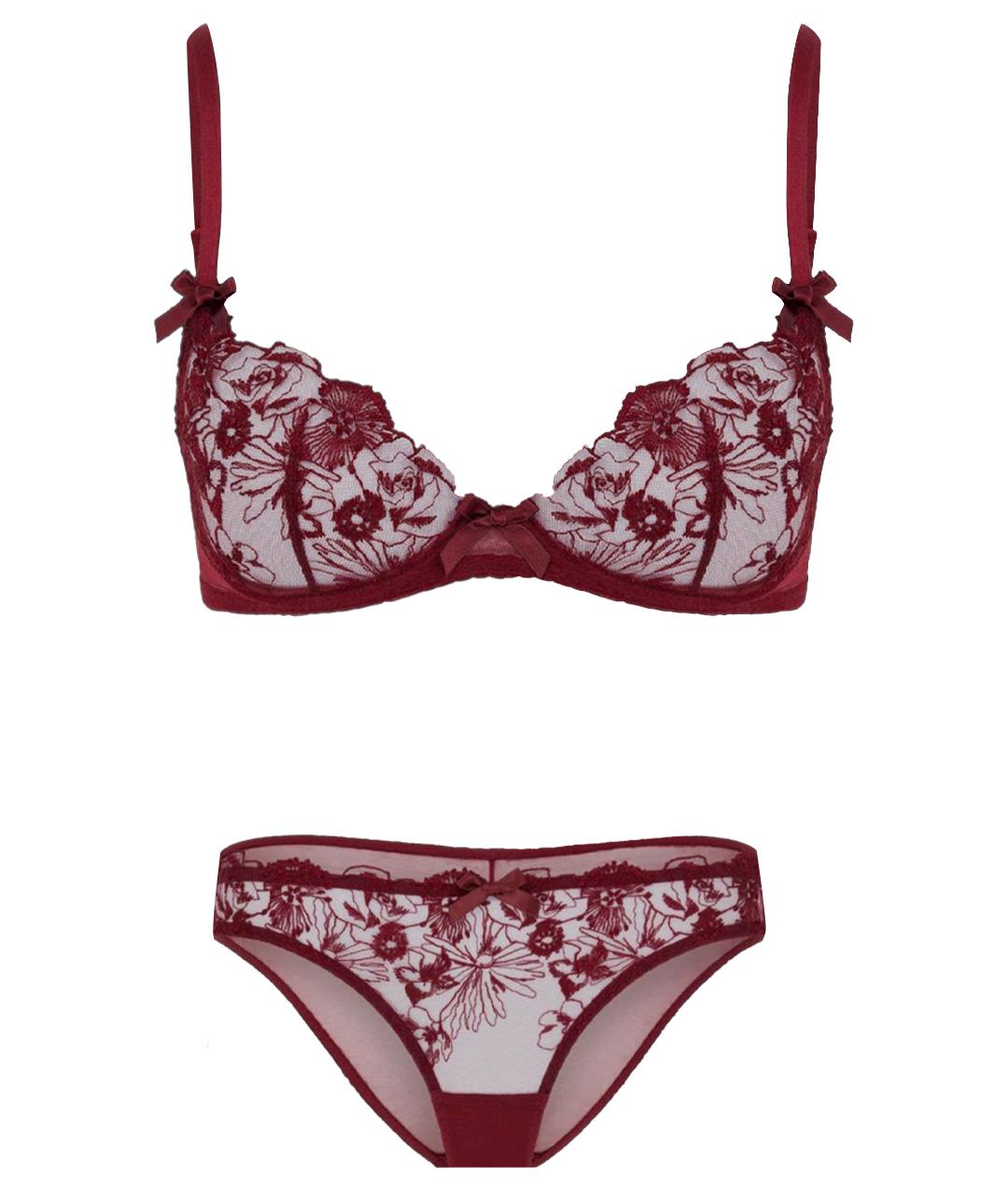 AGENT PROVOCATEUR Бордовый комплекты, фото 1