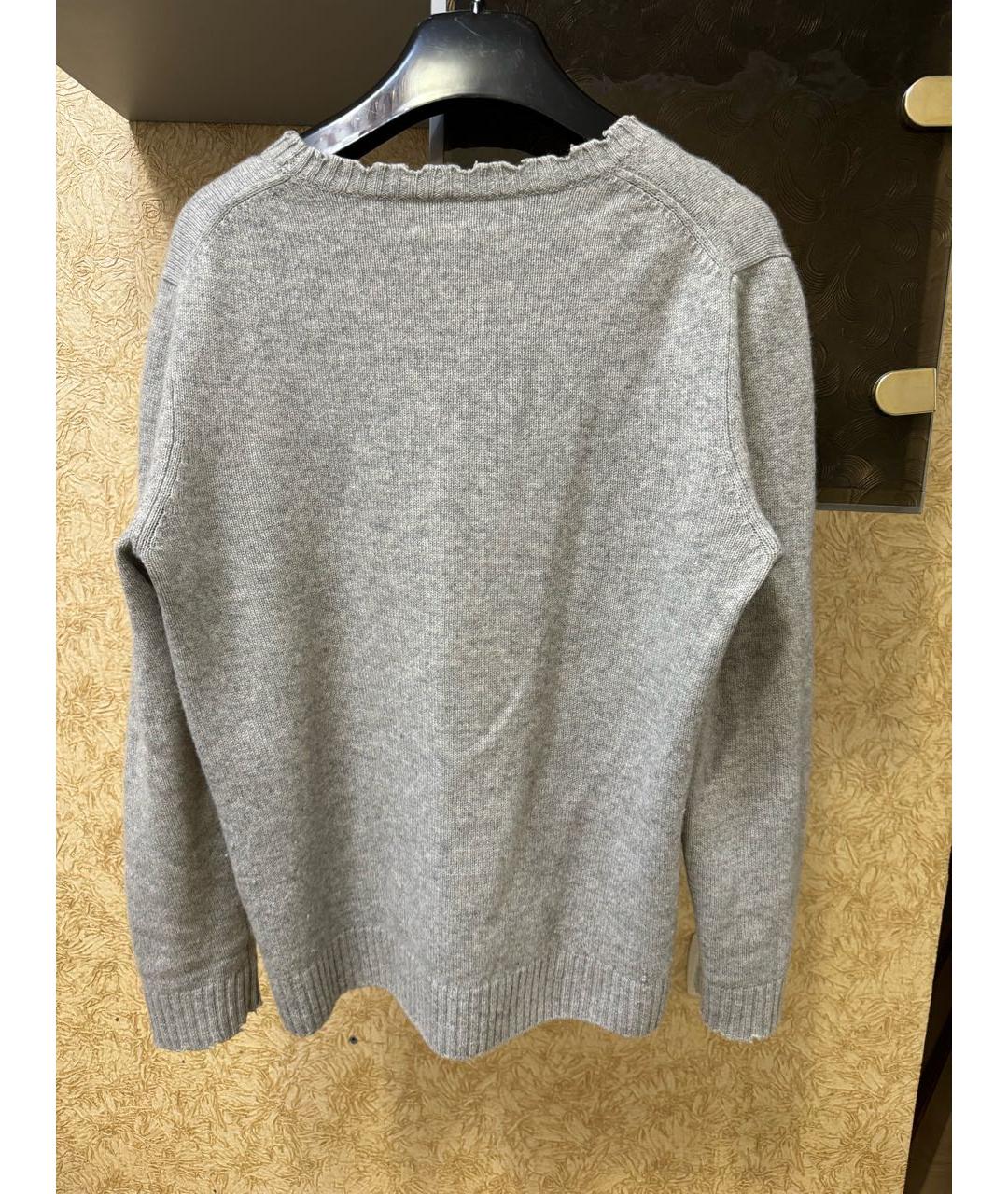 ALLUDE Серый кашемировый джемпер / свитер, фото 3