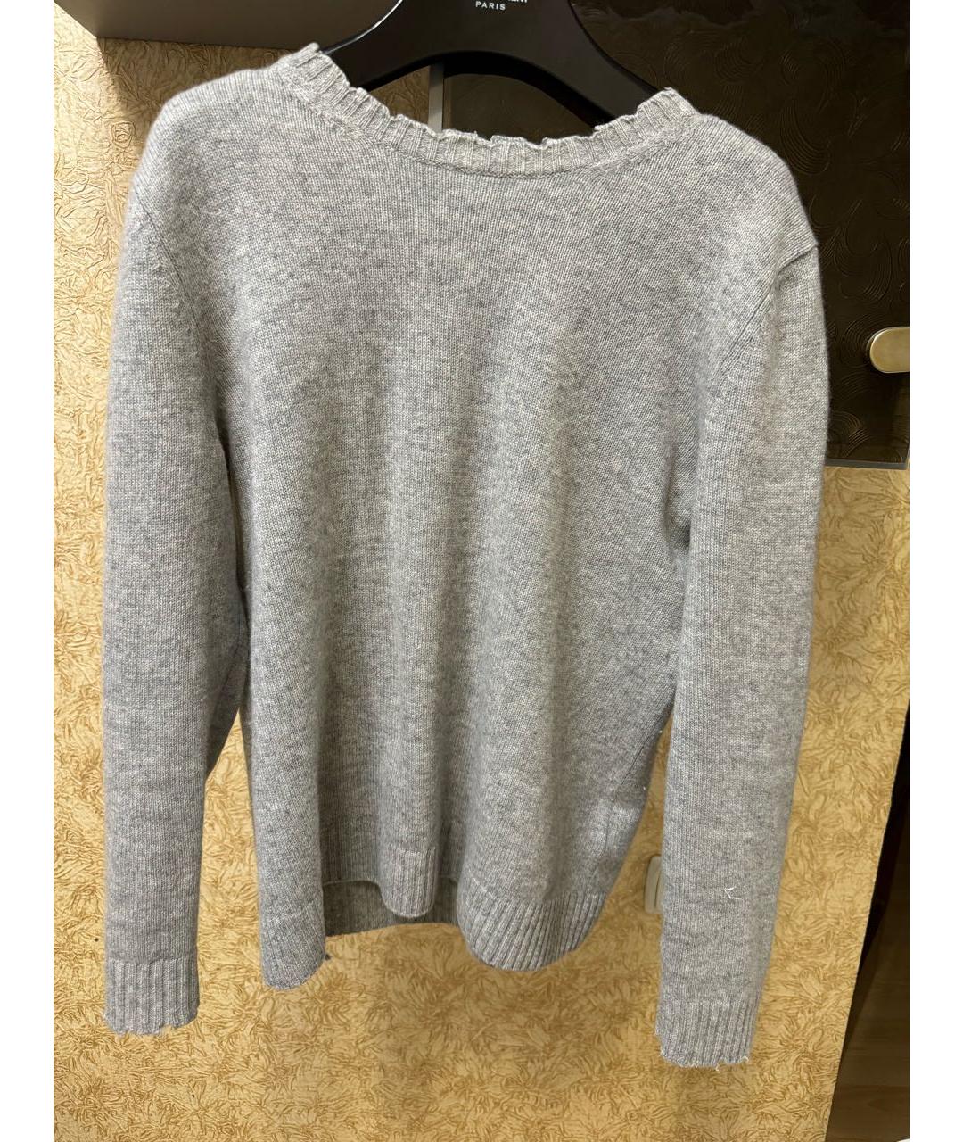 ALLUDE Серый кашемировый джемпер / свитер, фото 5