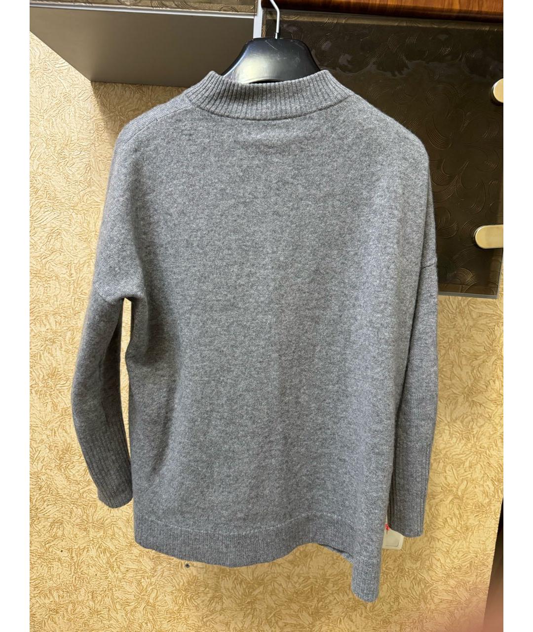 ALLUDE Серый кашемировый джемпер / свитер, фото 4