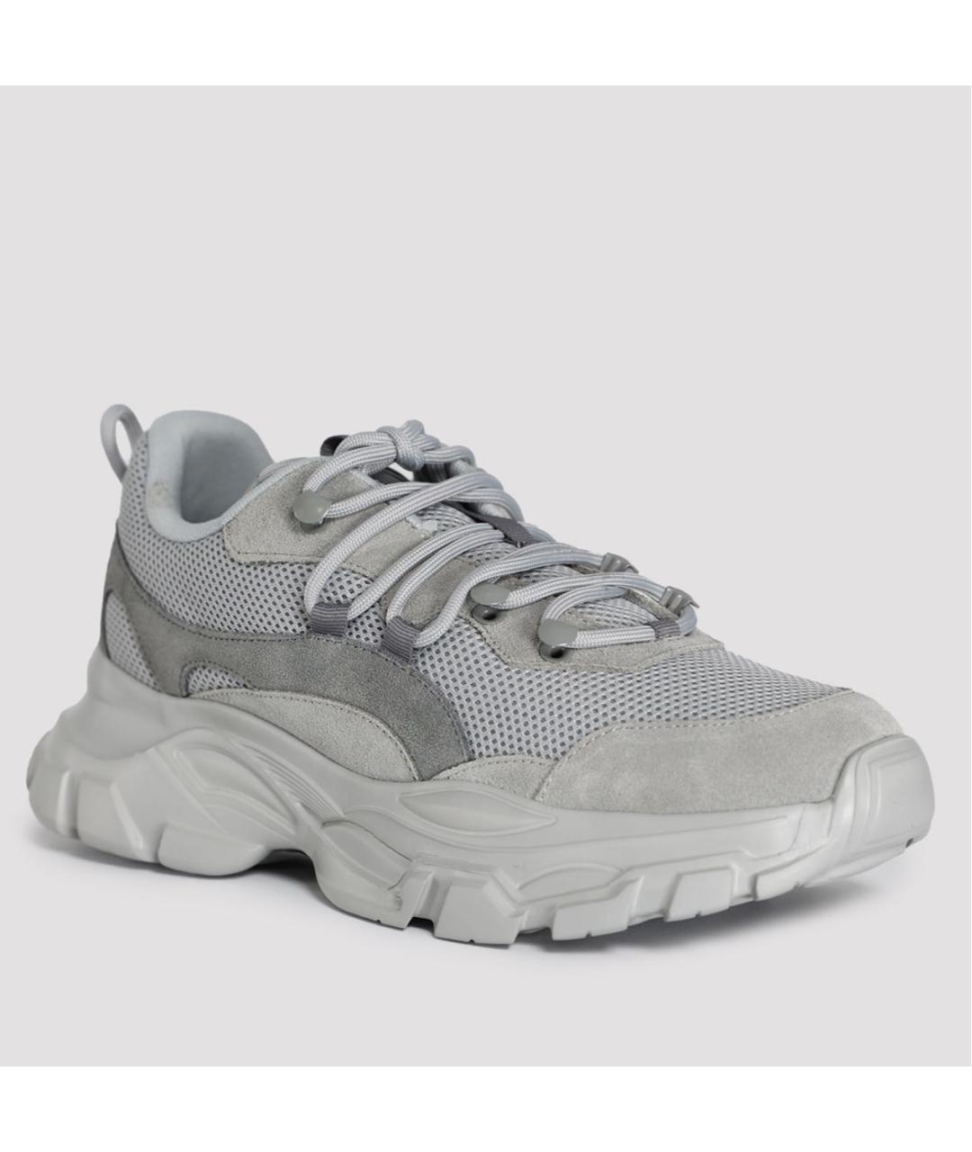 WEEKEND MAX MARA Серые текстильные кроссовки, фото 5