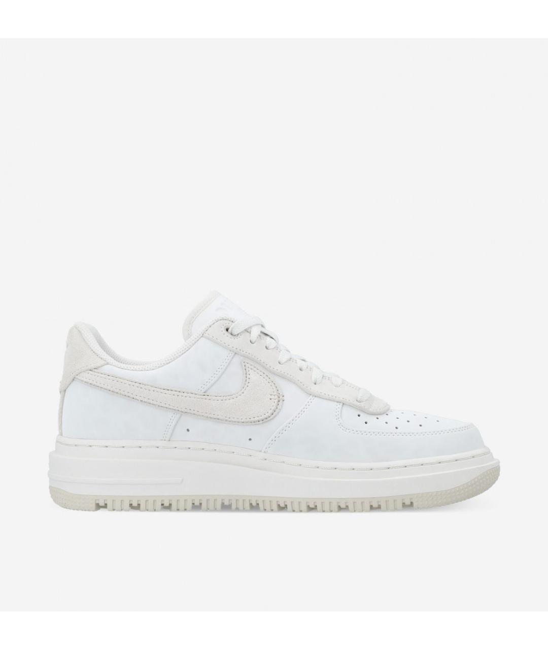 NIKE Белые кожаные низкие кроссовки / кеды, фото 9