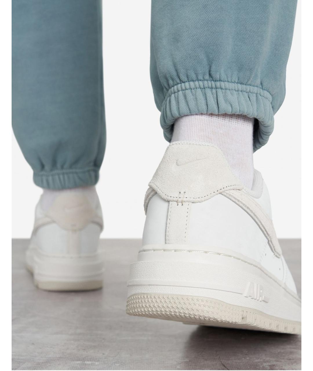 NIKE Белые кожаные низкие кроссовки / кеды, фото 8