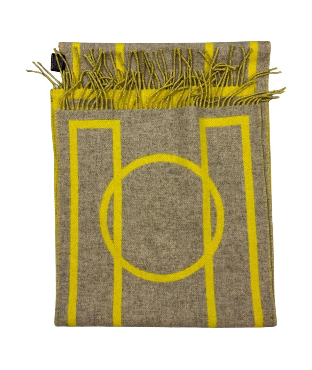 HERMES Мульти кашемировый шарф, фото 1