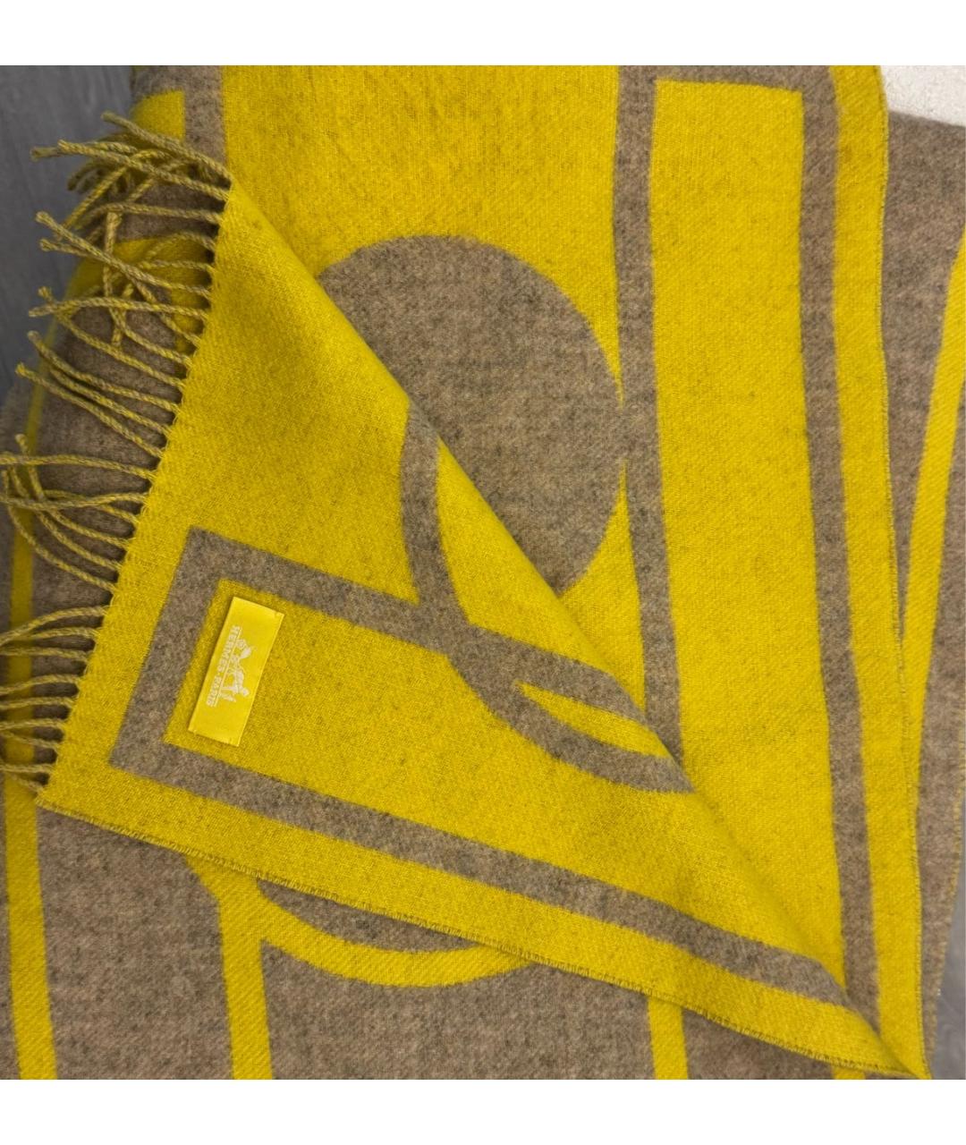 HERMES Мульти кашемировый шарф, фото 3