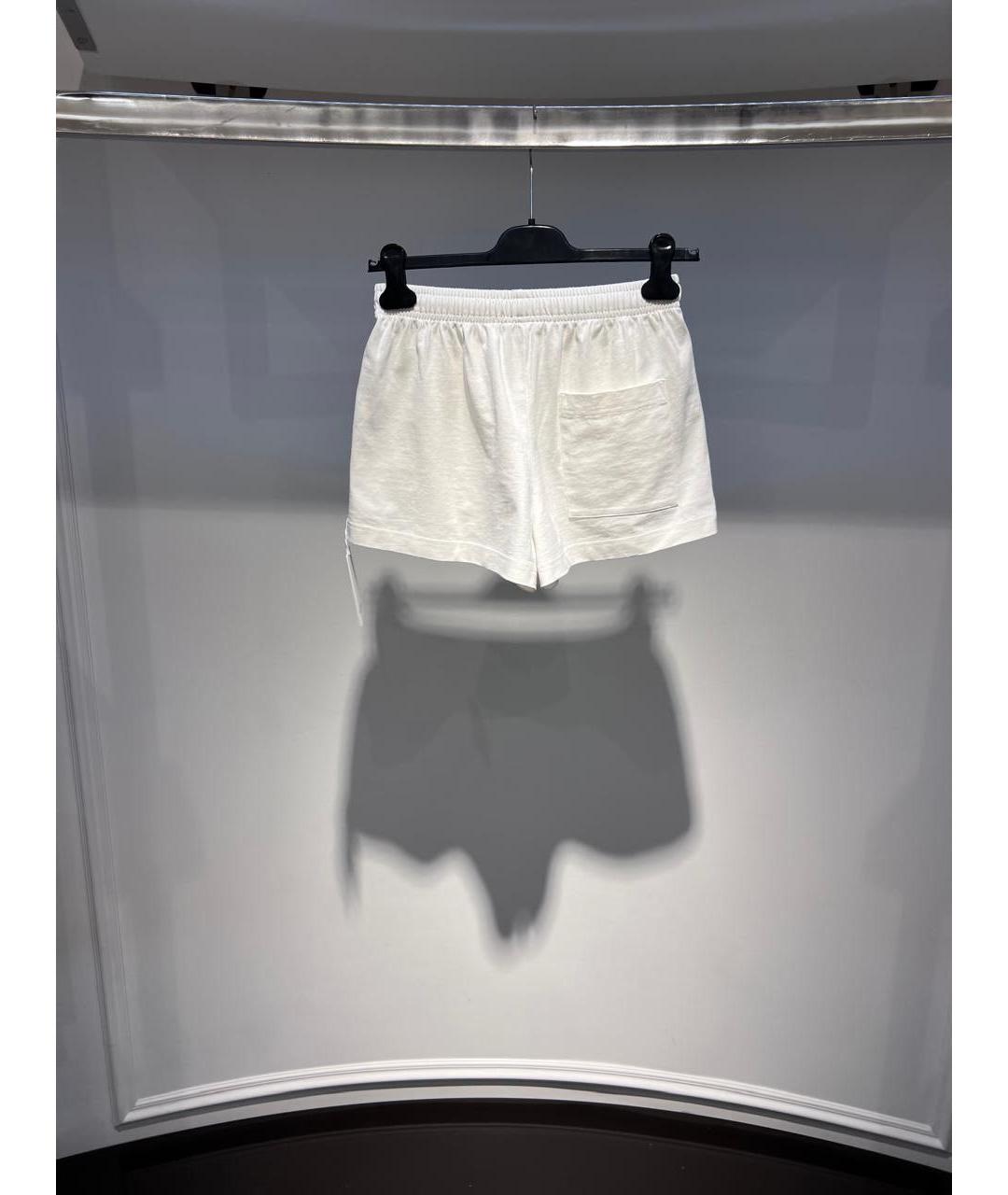 SPORTY AND RICH Белые хлопковые шорты, фото 2