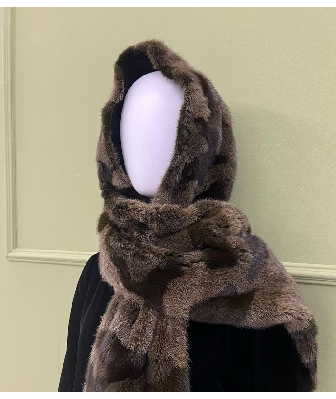 CHRISTIAN DIOR Хаки шерстяной капюшон, фото 2