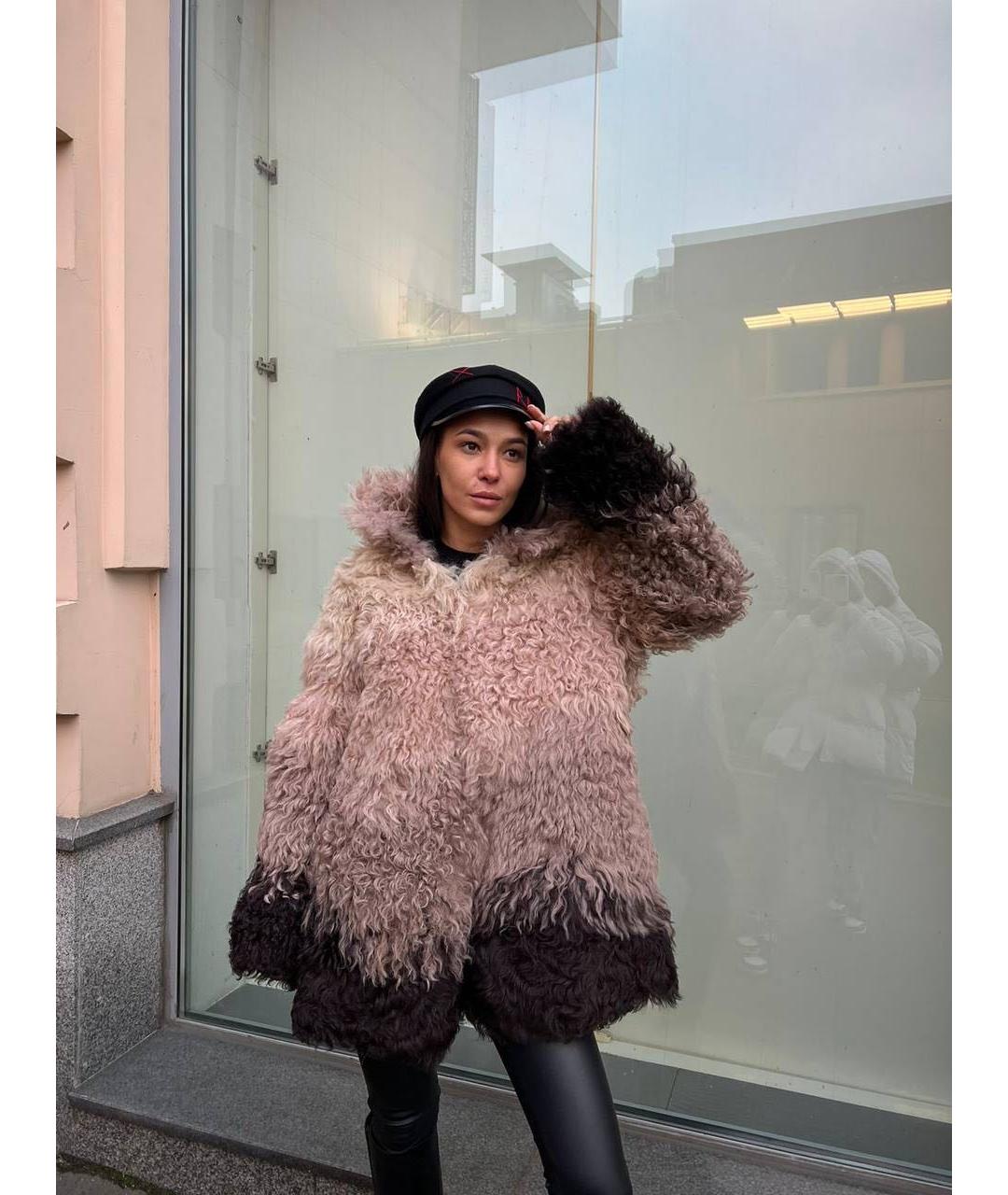 CHRISTIAN DIOR Мульти шерстяная дубленка, фото 2