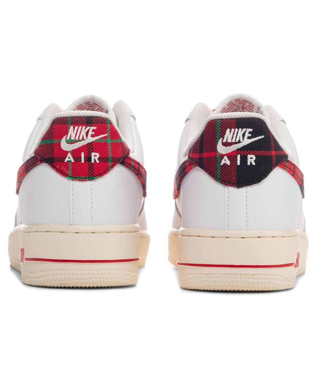 NIKE Белые кожаные низкие кроссовки / кеды, фото 4