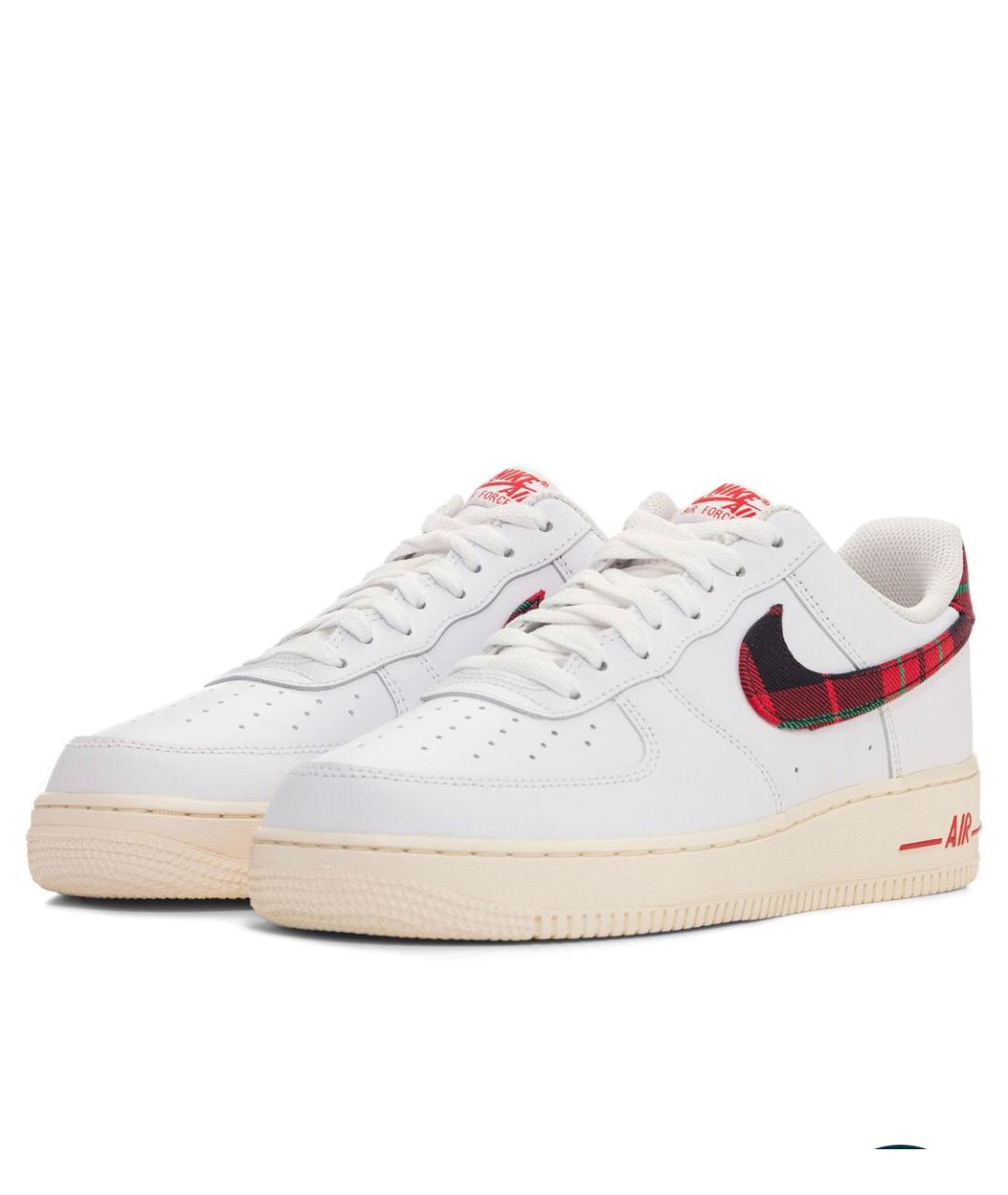 NIKE Белые кожаные низкие кроссовки / кеды, фото 2