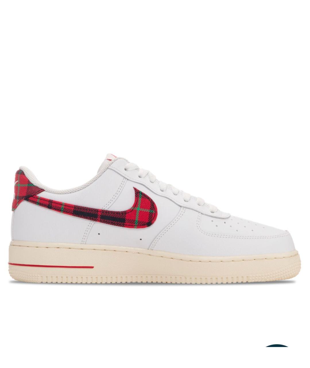 NIKE Белые кожаные низкие кроссовки / кеды, фото 6