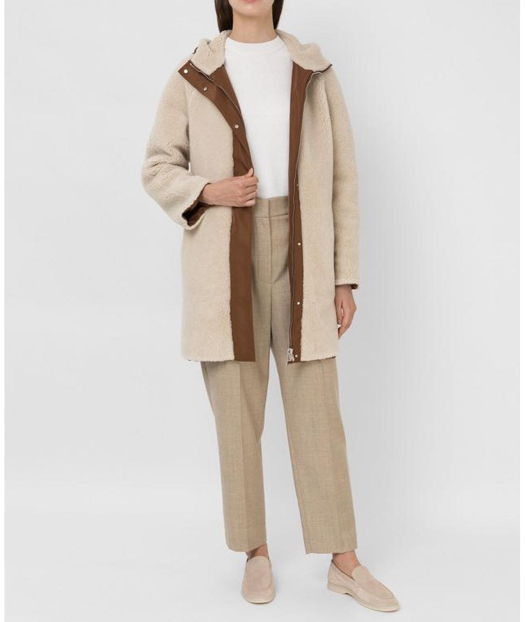 LORO PIANA Коричневая кашемировая парка, фото 5