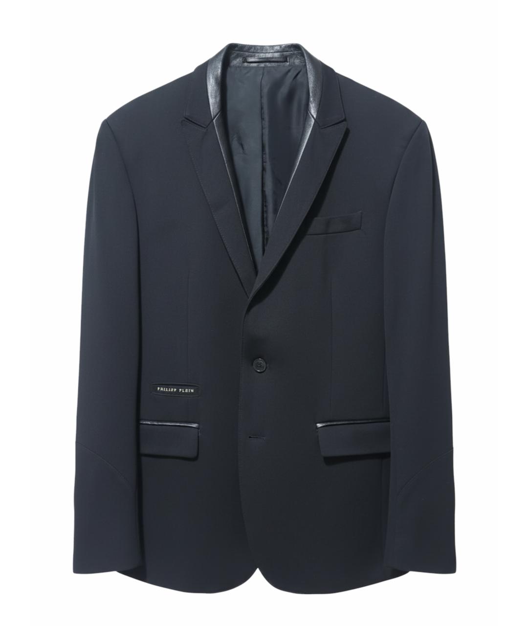 PHILIPP PLEIN Черный вискозный пиджак, фото 1