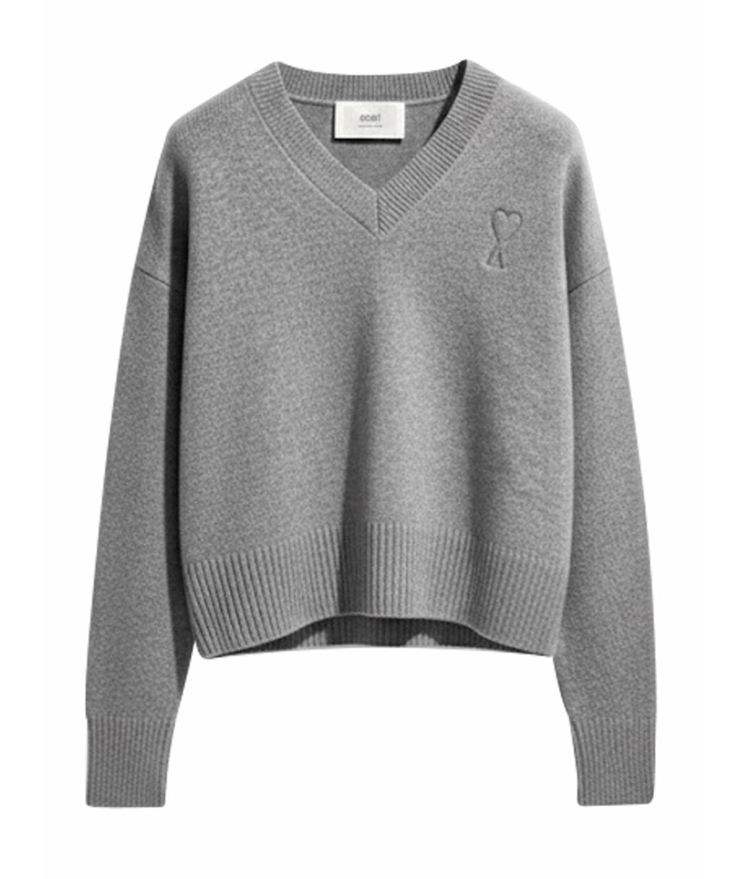 Ami Paris Серый джемпер / свитер, фото 1