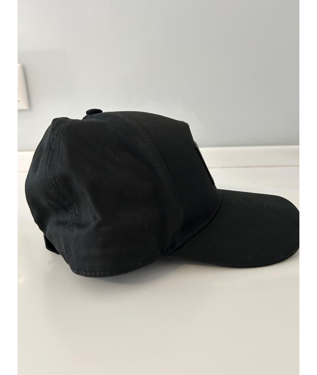 BILLIONAIRE Черная хлопковая кепка/бейсболка, фото 2