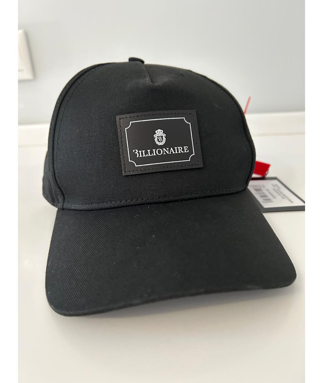 BILLIONAIRE Черная хлопковая кепка/бейсболка, фото 8