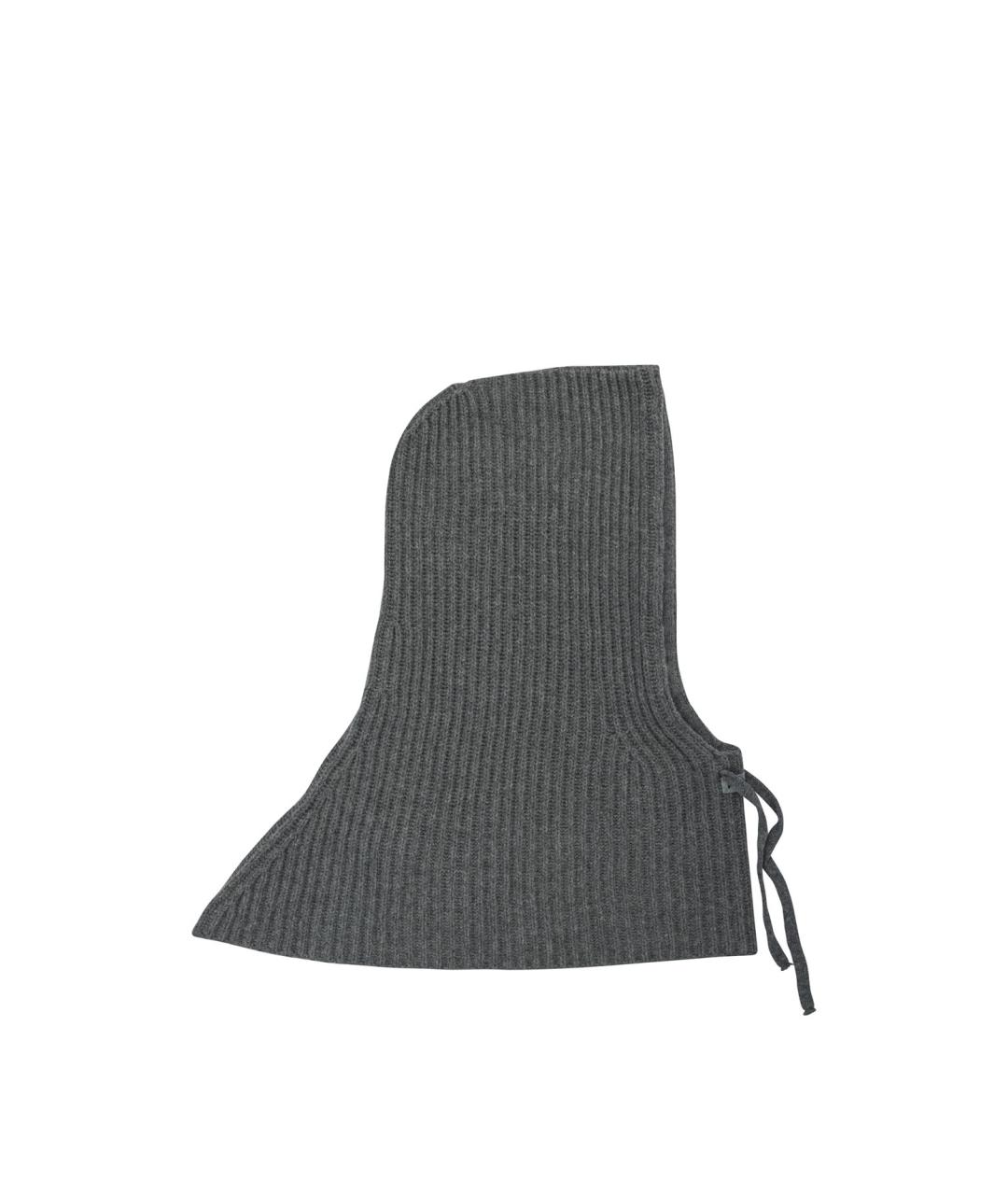 PINKO Серая шерстяная шапка, фото 2