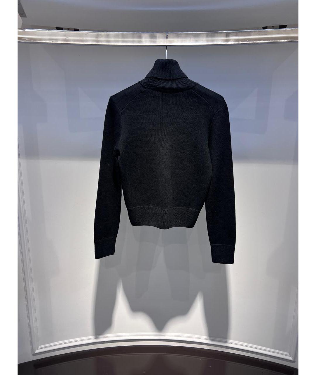 Ami Paris Черная шерстяная водолазка, фото 2