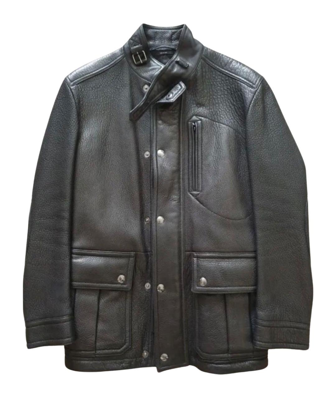 TOM FORD Черная кожаная куртка, фото 1