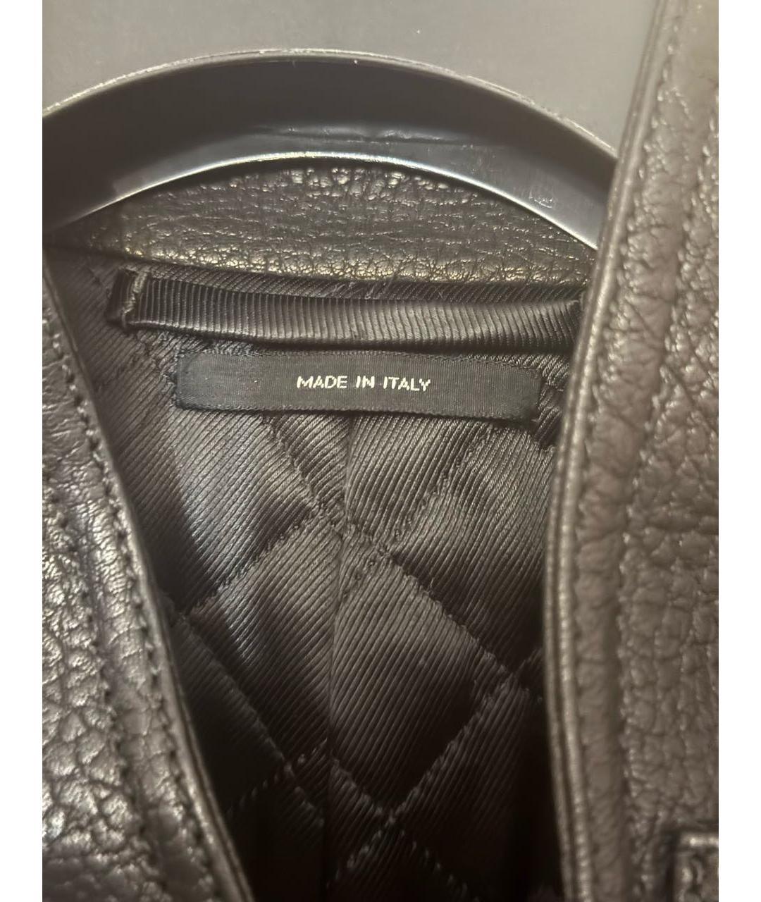 TOM FORD Черная кожаная куртка, фото 6