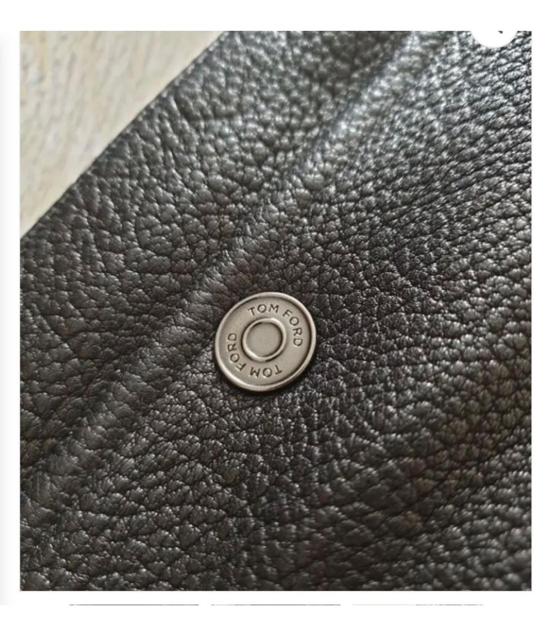 TOM FORD Черная кожаная куртка, фото 8