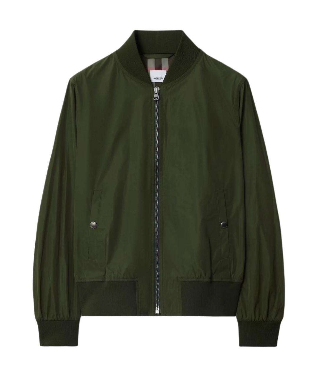 BURBERRY Хаки куртка, фото 1