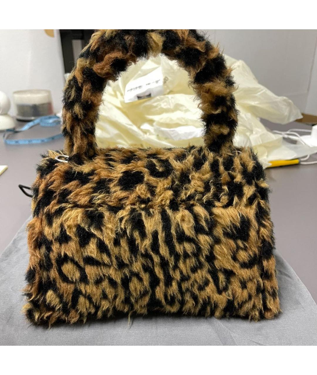 BALENCIAGA Мульти меховая сумка через плечо, фото 3