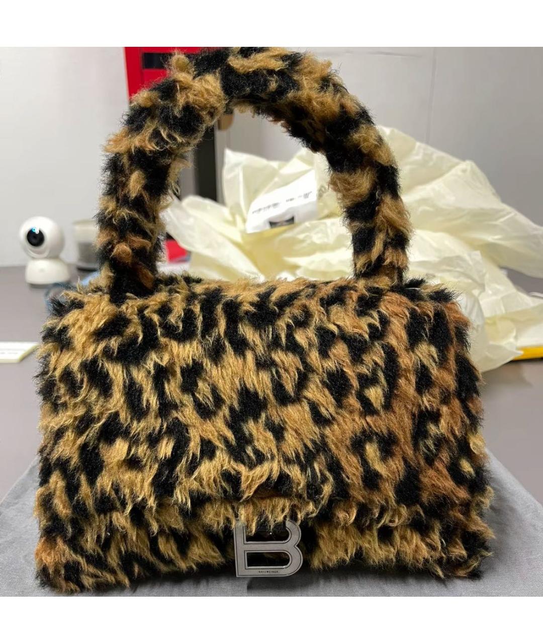 BALENCIAGA Мульти меховая сумка через плечо, фото 2