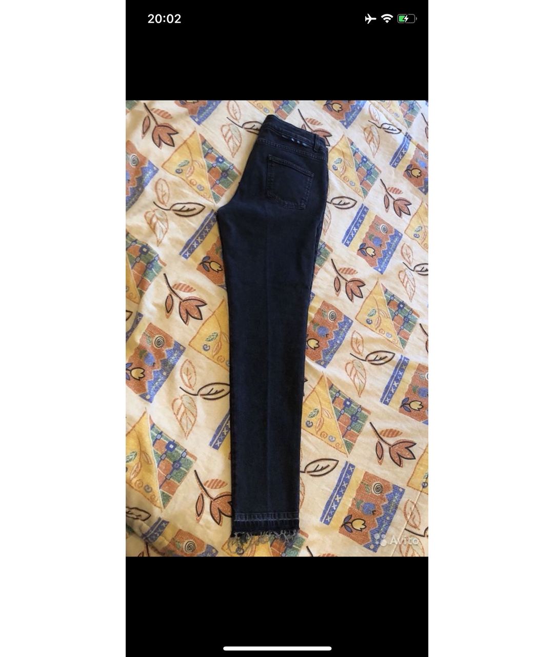 STELLA MCCARTNEY Черные хлопковые прямые джинсы, фото 7