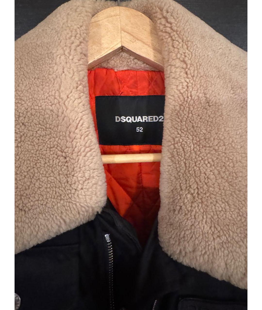 DSQUARED2 Черный пуховик, фото 4