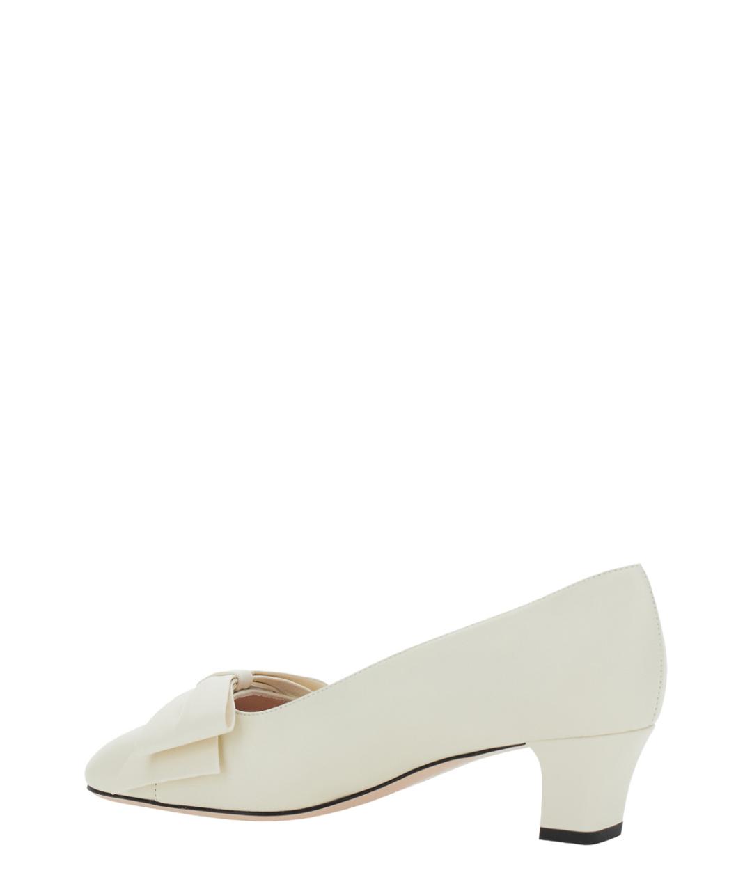 VALENTINO Белые кожаные туфли, фото 3